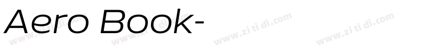 Aero Book字体转换